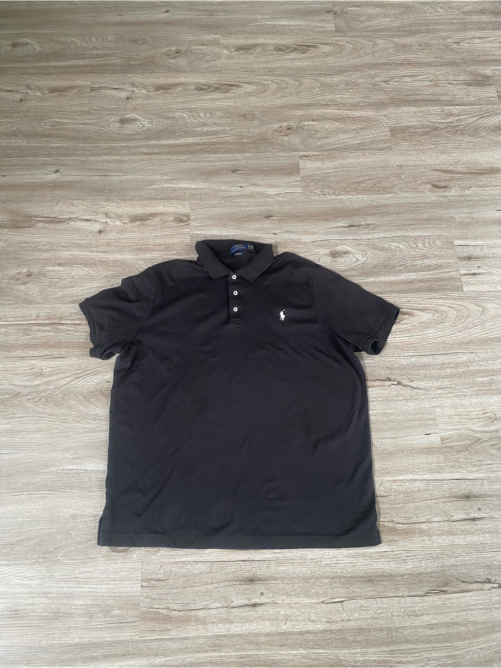 Ralph Lauren Black Men’s Polo with White Pony